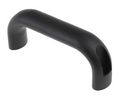 Handle, 6.4 mm, 130mm, Aluminium, Black, Pack of 2 pieces